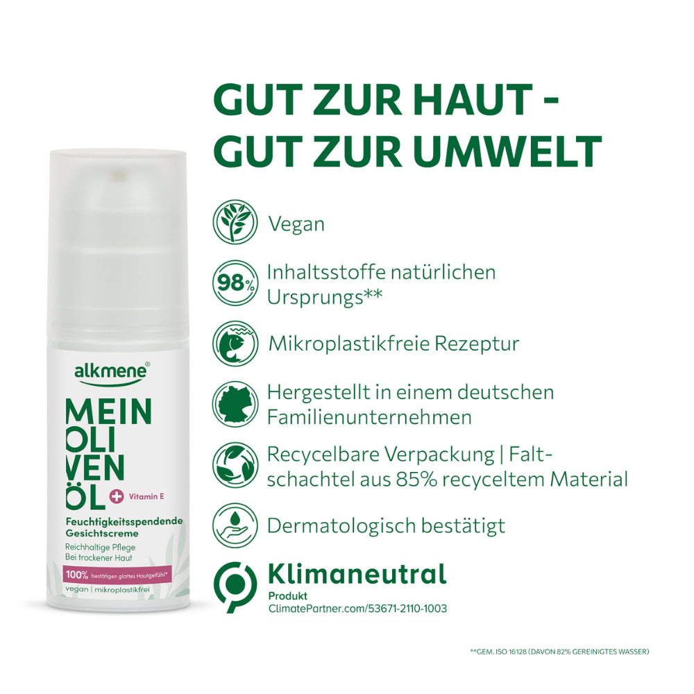 MEIN OLIVENÖL, Feuchtigkeitsspendende Gesichtscreme, 50 ml