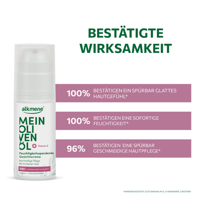 MEIN OLIVENÖL, Feuchtigkeitsspendende Gesichtscreme, 50 ml