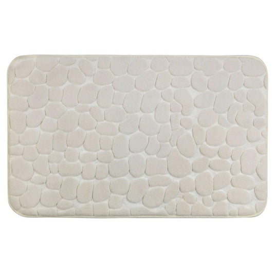 Wenko tapis de bain à mémoire de forme, Galets beige