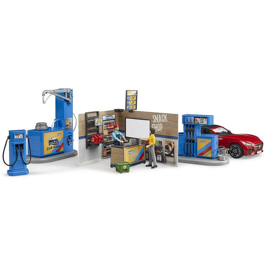 Station-service Bruder avec aire de lavage
