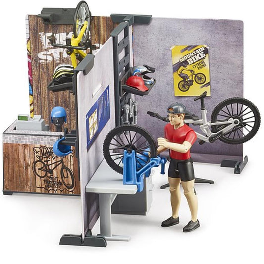 Magasin de vélos Bruder avec atelier