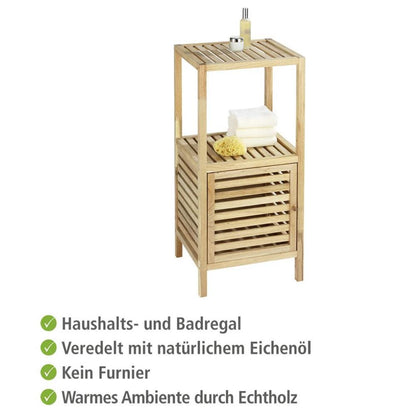 Wenko Haushalts- und Badwagen Norway, Walnussholz