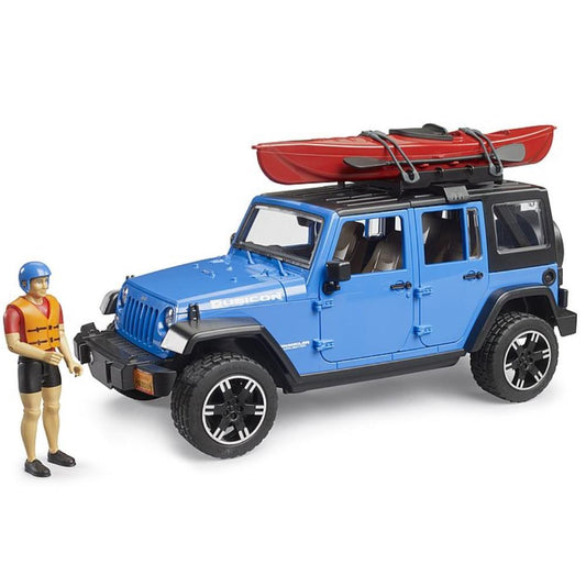 Jeep Wrangler Rubicon avec kayak et figurine