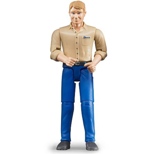 Frère homme à la peau claire