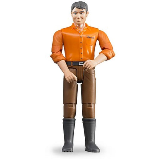 Frère homme à la peau claire