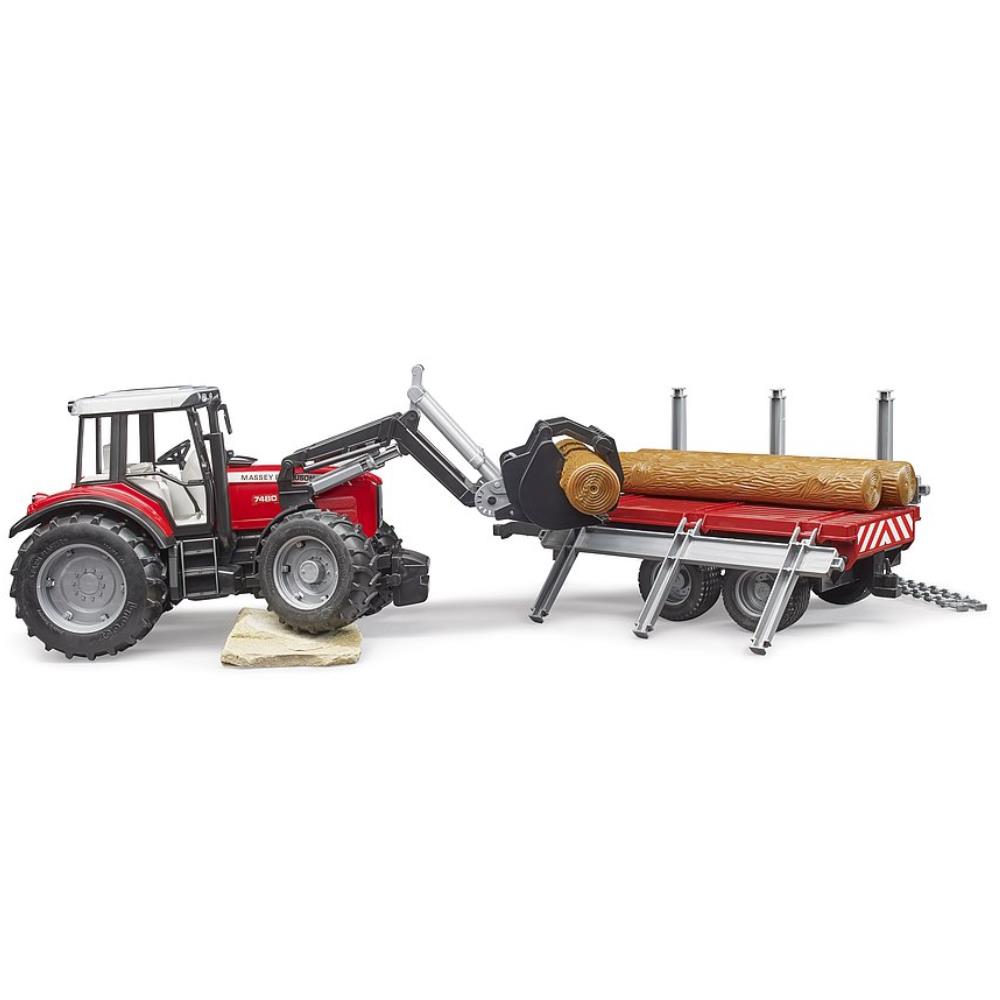 Bruder Massey Ferguson 7480 with front loader