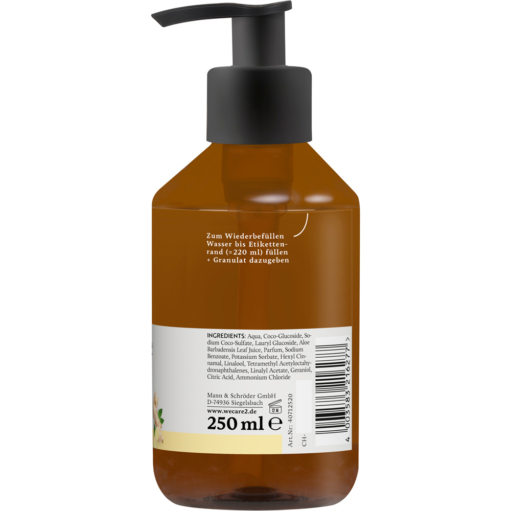 we:care2 Handseife, Ingwer-Bergamotte, 250 ml