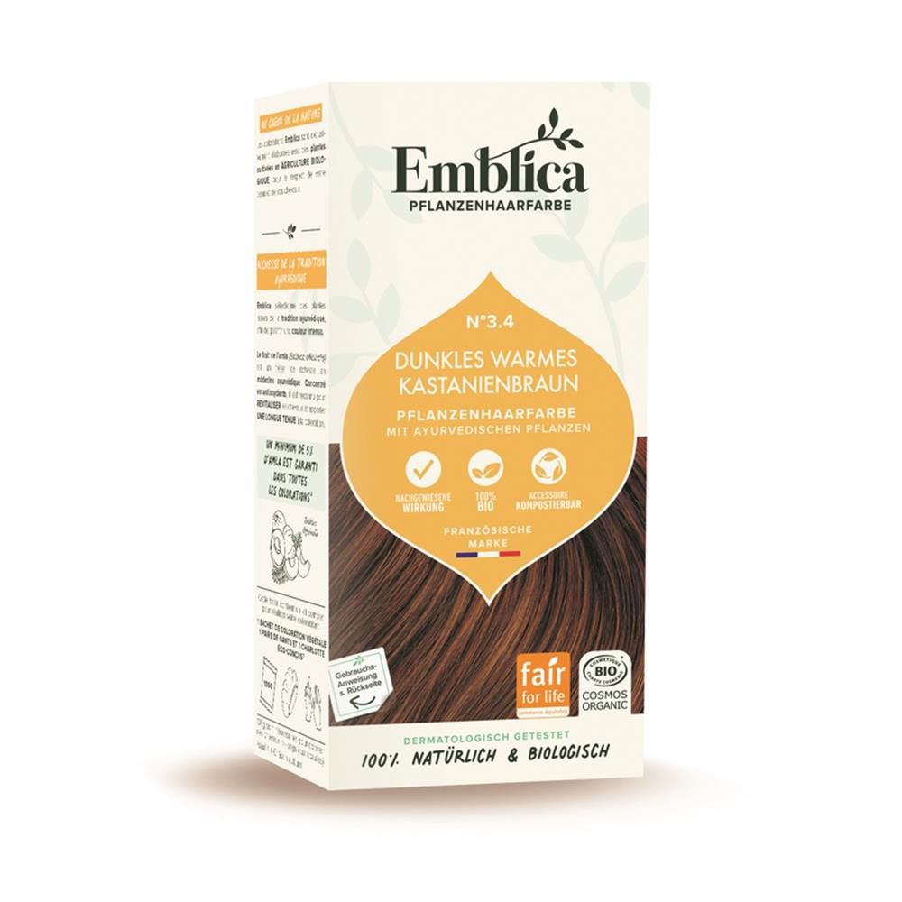 Emblica PHF 3.4 dark warm chestnut brown, 100 g