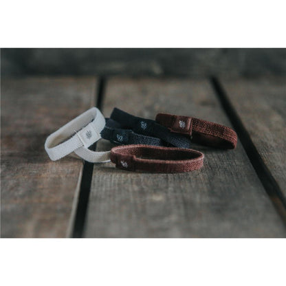 Wild &amp; Stone hair ties, plastic-free, 3 colours, pack of 6