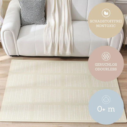 Tapis puzzle Hakuna Mat XL, Hygge, beige, 1,8 x 1,2 m