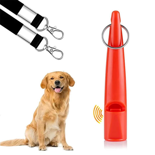 Hundepfeife X-Trainer mit Band, rot