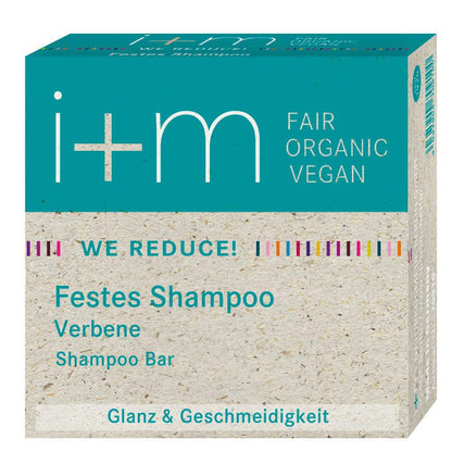 I+M Naturkosmetik Shampoing Solide Verveine, 50 gr