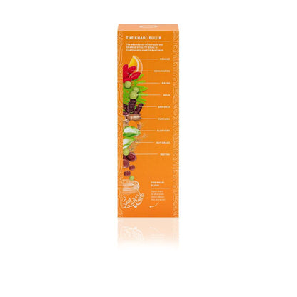Khadi Ayurvédique Elixir Shampooing Orange Vitalité, 200 ml