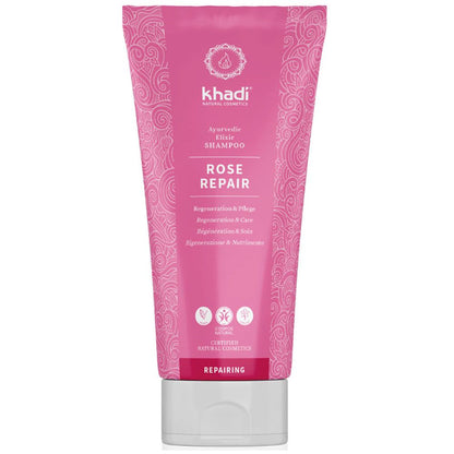 Khadi Rose Hair Repair Shampooing ayurvédique, 200 ml