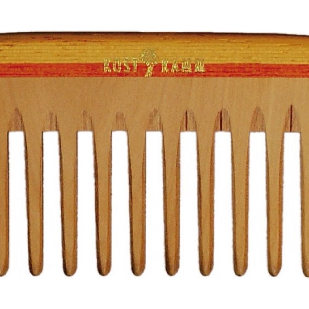 Kostkamm Mini-Taschenkamm bunt extra-grob, 9 cm