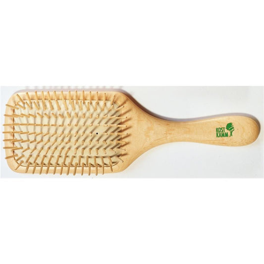 Kostkamm Holzbürste Paddle-Brush Buche, 25.5 cm