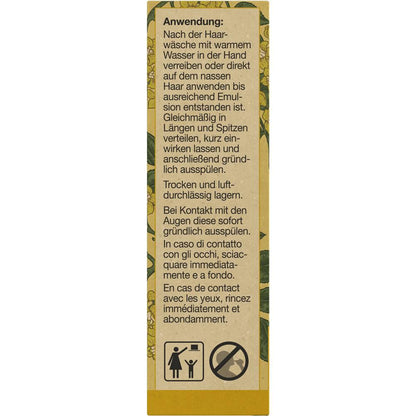 Logona Après-shampoing solide chanvre et sureau, 60 g