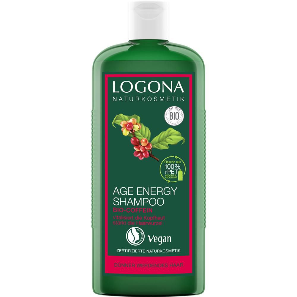 Logona Age Energy Shampooing Caféine Bio, 250 ml