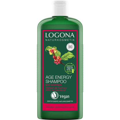 Logona Age Energy Shampooing Caféine Bio, 250 ml
