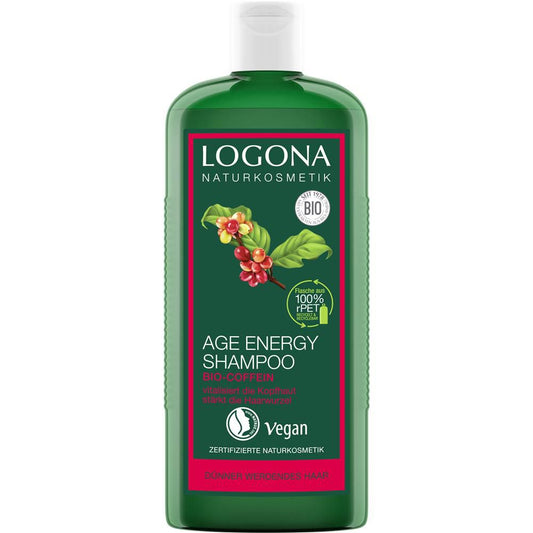 Logona Age Energy Shampooing Caféine Bio, 250 ml