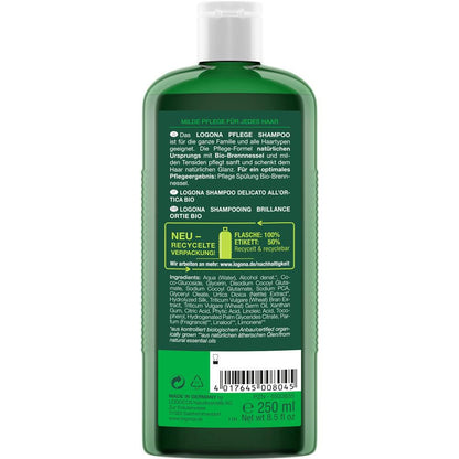 Logona Shampooing Shampooing soin à l'ortie, 250 ml