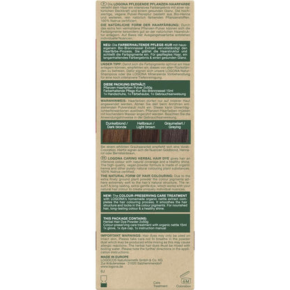 Logona Pflanzenhaarfarbe Pulver - Kastanienbraun, 100 g