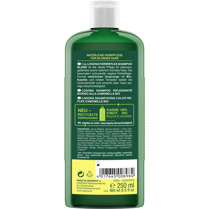 Logona Shampooing Color Reflex Blonde Camomille, 250 ml