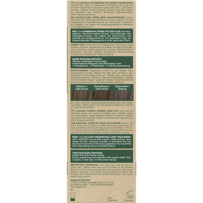 Poudre de coloration végétale Logona - marron chocolat, 100 g