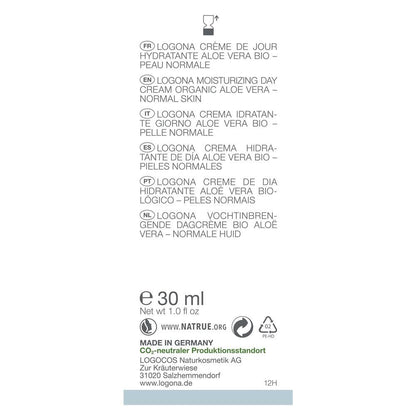 Logona Aloe Vera Tagescreme feuchtigkeitsspendend, 30 ml