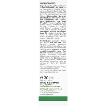 Logona Minze Feuchtigkeitsfluid Mattierende, 30 ml