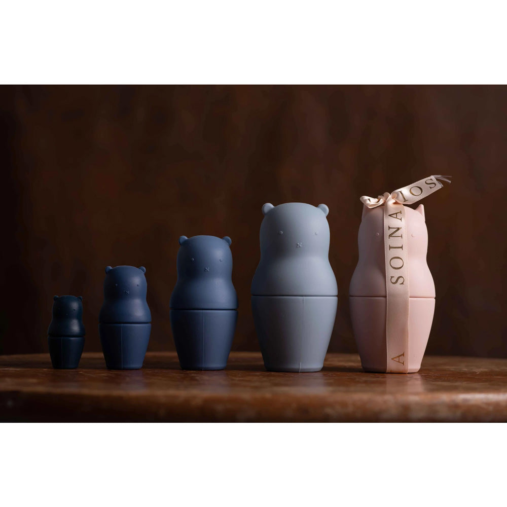 SOINA Silicone Matrioska Nala, shades of pink