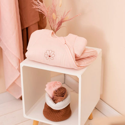 Nattou Susie & Bonnie Winterschlafsack mit Ärmeln 60 cm rosa TOG 2