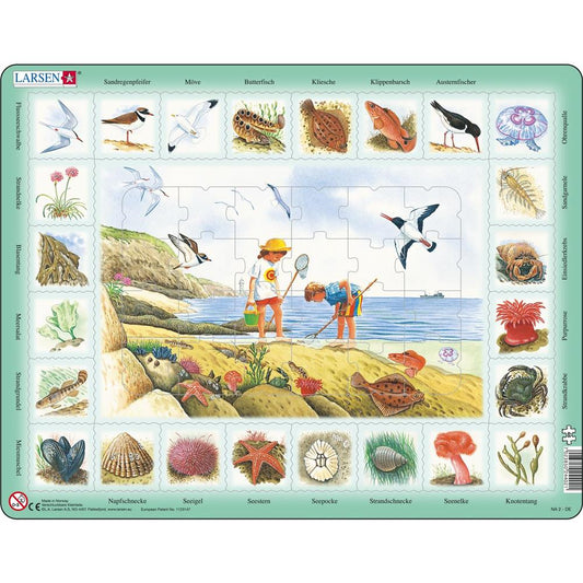 *Larsen Puzzle On the Beach, 48 pieces