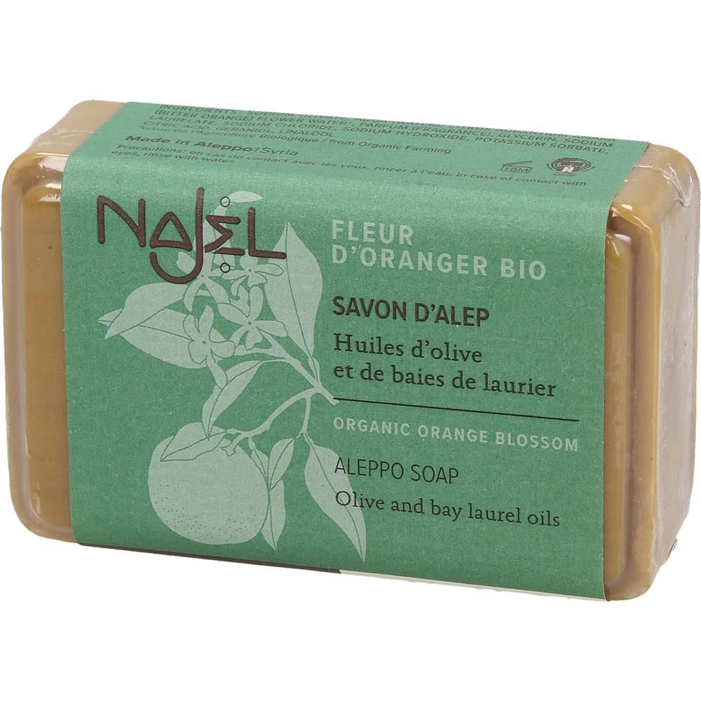 Najel Savon d`Alep with orange blossom, 100 g