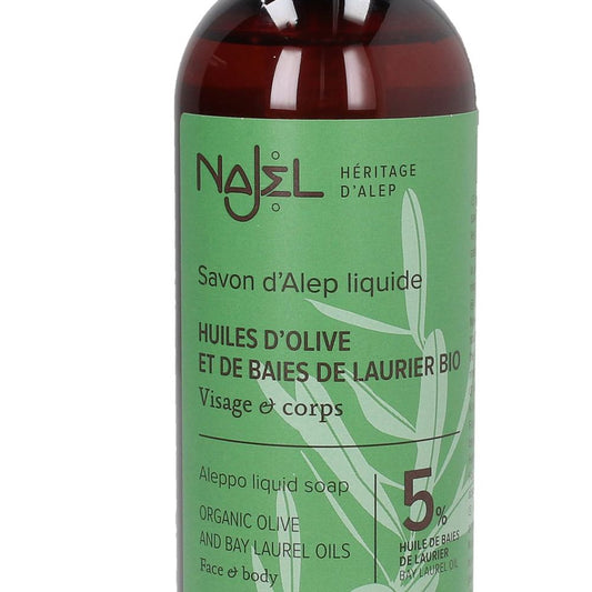 Najel Savon d`Alep liquid soap, 200 ml