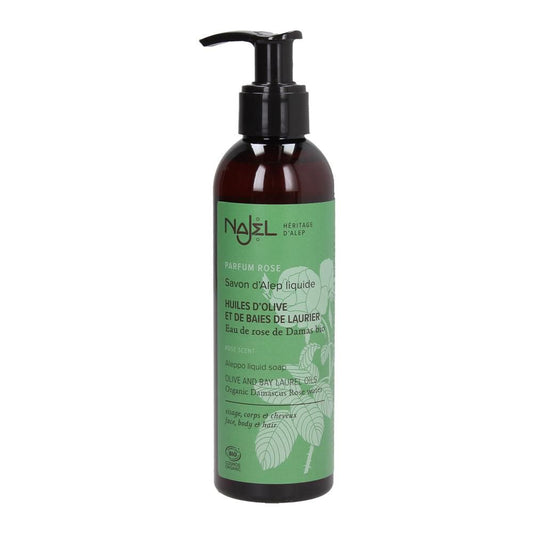Najel Aleppo Liquid Soap Rose, 200 ml