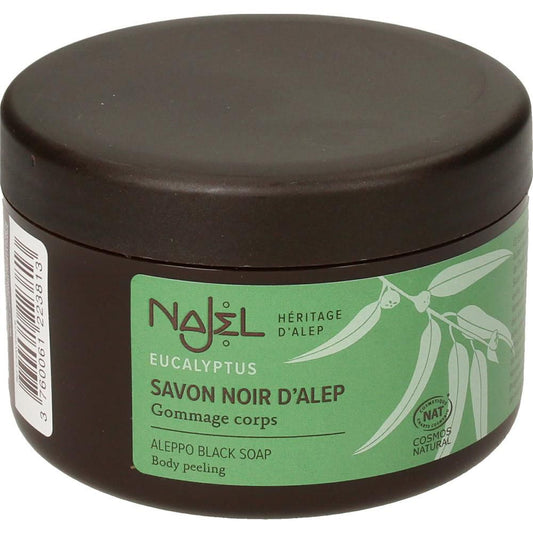 Najel Body Scrub Black Aleppo Soap, 180 g