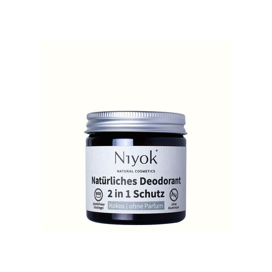 Niyok 2in1 Deodorant Coconut without perfume, 40 ml