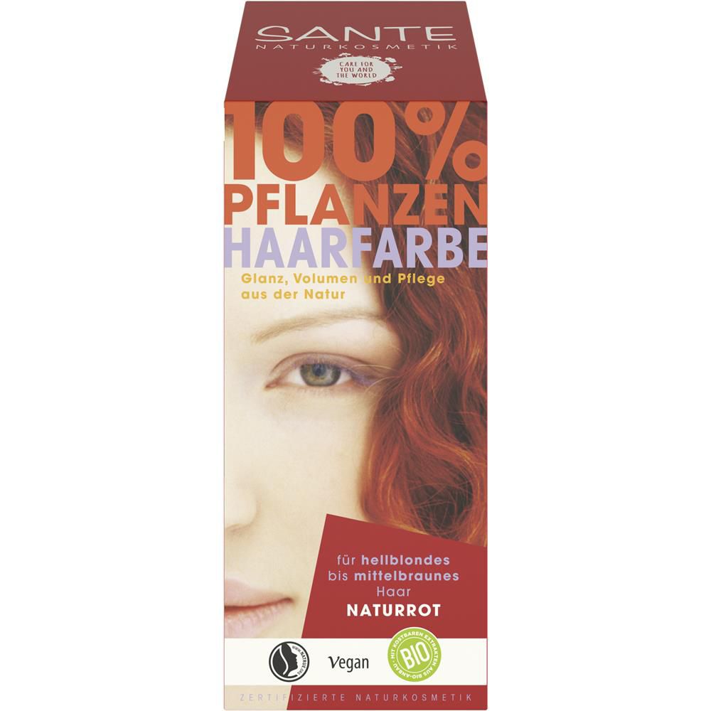 Sante Pflanzenhaarfarbe - naturrot, 100 g