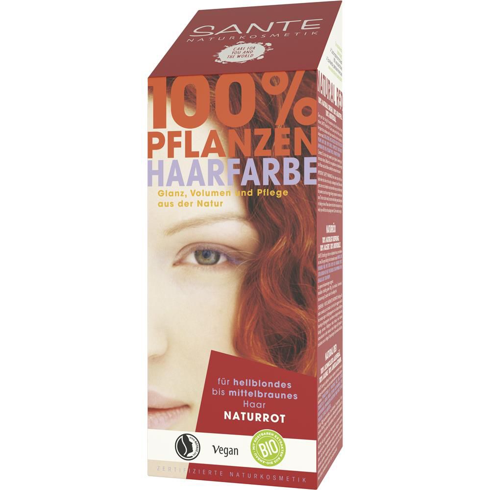 Sante Pflanzenhaarfarbe - naturrot, 100 g