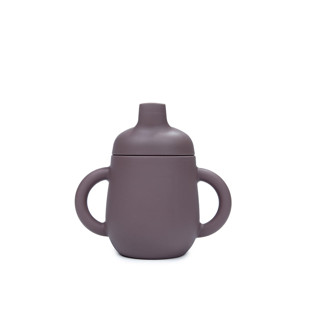 * Gobelet SOINA en silicone 3en1, aubergine