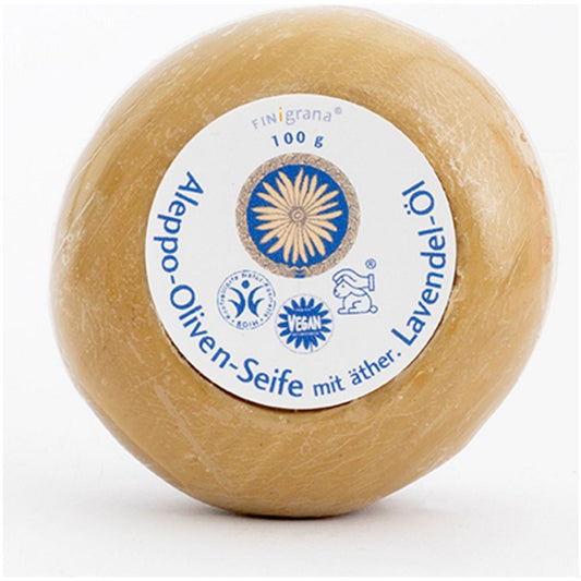 Finigrana Aleppo Soap Lavender round, 100 g