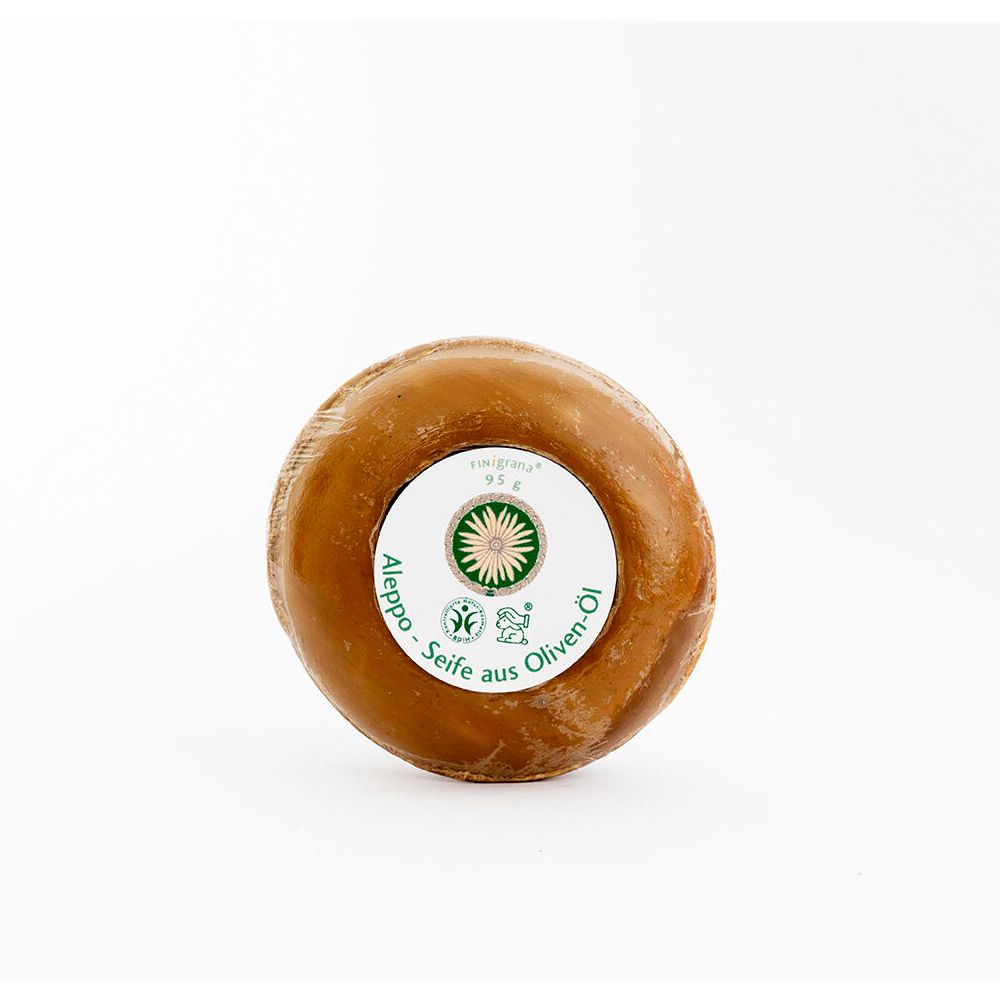 Finigrana Aleppo Mild Olive Soap Round, 100 g