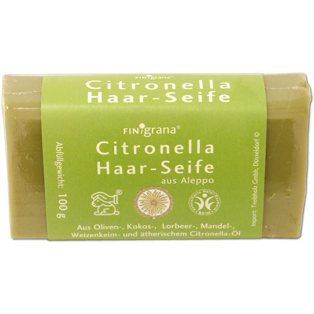 Savon capillaire Finigrana Citronnelle, 100 g