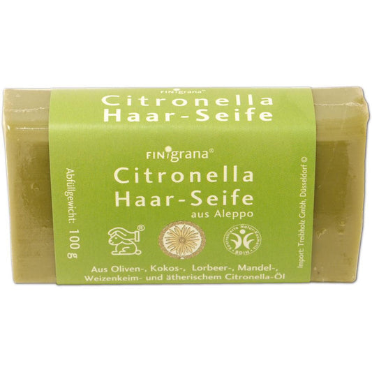 Savon capillaire Finigrana Citronnelle, 100 g