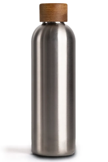 T&N Trinkflasche Edelstahl Wood Edition, 750 ml, Stainless Steel