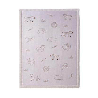 Hakuna Matte Samtmatte, Wolke Spielmatte, 1.7 x 1.2 m, Safari Animals