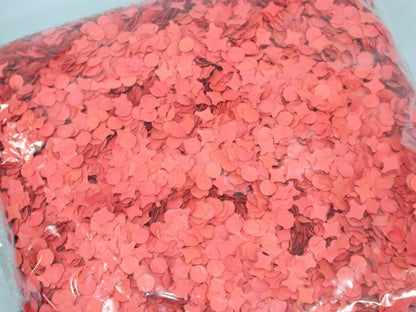 Confettis, sac de 10 kg, orange