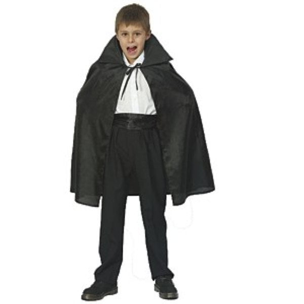 Cape Noir Polyester Enfant