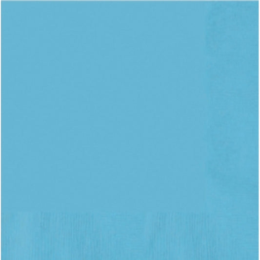 20 napkins, 33 cm, light blue